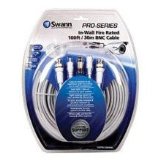 Swann Fire-Rated Bnc Extension Cable (100 Feet) SWPRO-30MFRC-GL