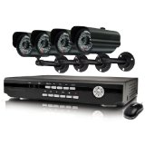 Swann Alpha D03C5 SWA43-D3C5 8 Channel H.264 DVR and 4 CCD Weather Resistant Cameras