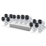 Swann 16 Channel 960H Security System w/ 1TB Hard Drive, 12 700TVL Cameras, & 82′ Night Vision