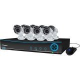 Swann SWDVK-942008-US DVR9-4200 9 Channel 960H Digital Video Recorder & 8 x PRO-642 Cameras (Black & White)