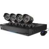 Swann 8-Channel 960H Digital Video Recorder w/ 4 x 720 TVL Cameras and Pre-Installed 1TB Hard Drive : SWDVK-8342T4S-US