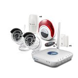 Swann SWNVA-460AH2-US NVA-460 Wi-Fi Video and Alarm Security Kit (White)