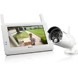 Swann SWADW-410KIT-US ADW-410 Digital Wireless Security System Monitor and Camera Kit (White)