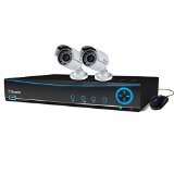 Swann SWDVK-442002-US DVR4-4200 4 Channel 960H Digital Video Recorder and 2 x PRO-642 Cameras (Black/White)