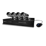 Swann SWDVK-8325N4-US DVR8-3250 8 Channel 960H Digital Video Recorder and 4 x PRO-615 Cameras (Black)