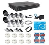 Swann 8 Channel 2TB HDD Security Sytem with 2 auto-focus Cameras 6 1080p Indoor/Outdoor Bullet Cameras