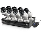 Swann SWNVK-873008 NVR8-7300 8 Channel Network Video Recorder & 8 x NHD-815 3MP Cameras (White)